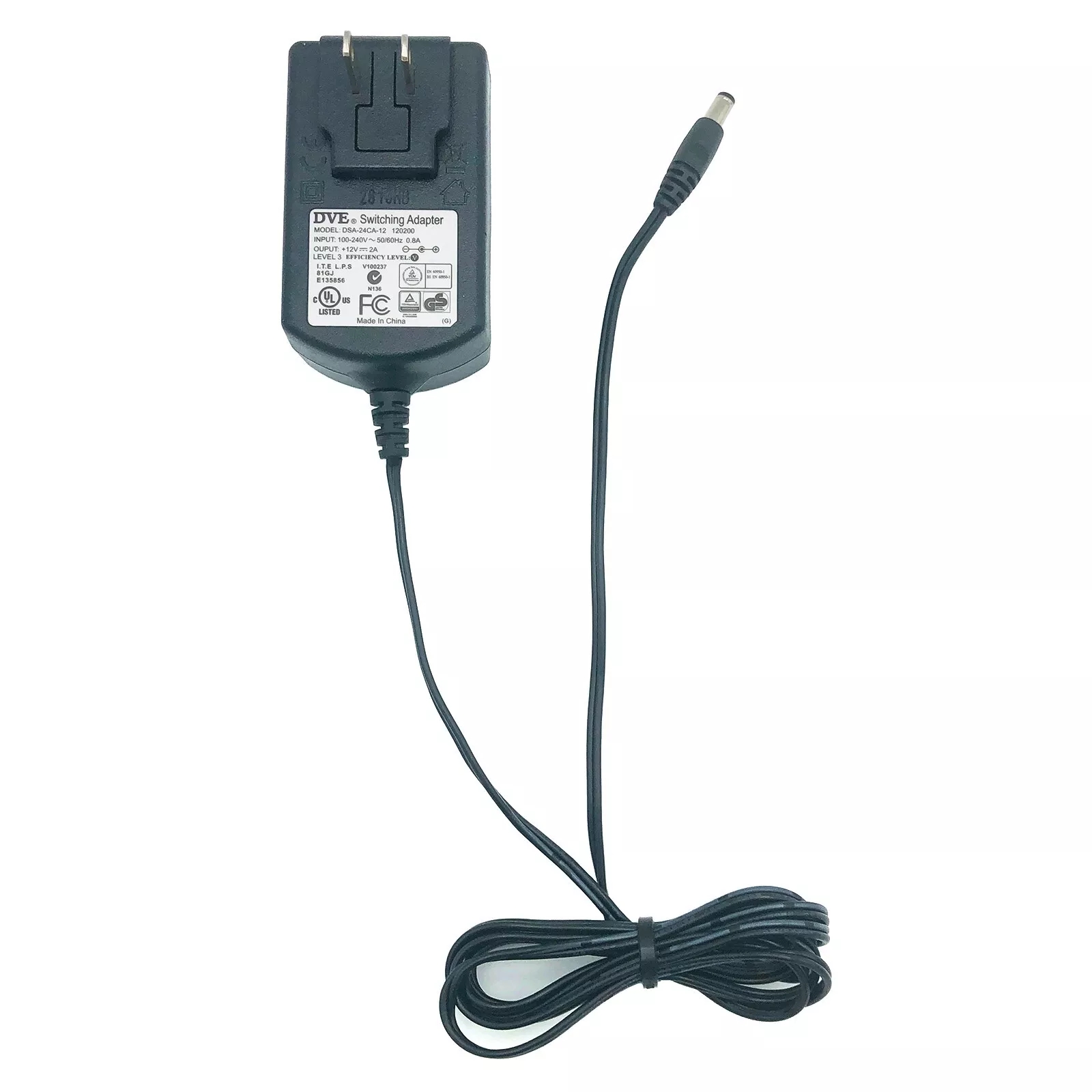 100% Brand New & High Quality DVE +12V 2A 24W Switching Wall Adapter DSA-24CA-12 A 12020